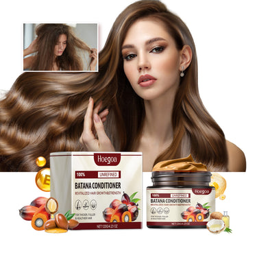 Hoegoa Batana Hair Conditioner Keratin Hair Conditioner Softens And Activates Fluffy Repair Dry And Plump Hair Conditioner